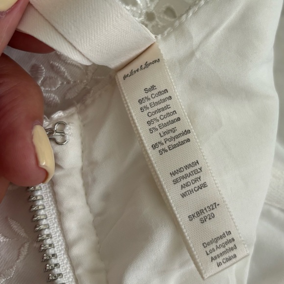 ✨ FOR LOVE AND LEMONS Sophie White Eyelet Bustier Corset Lingerie Top - Picture 14 of 16